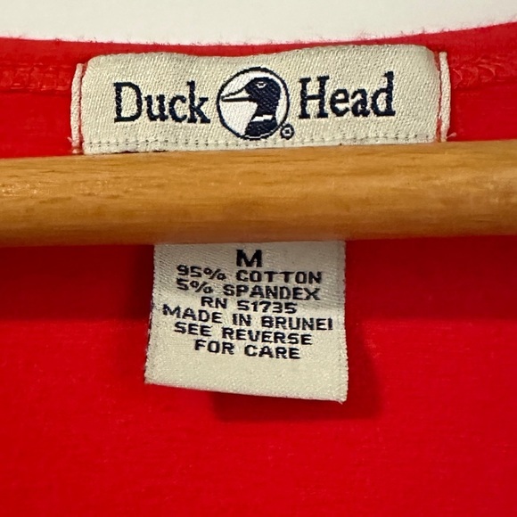 Vintage Duck Head Red Button Tank Top Women’s Size Medium Cotton Tomato Girl - Picture 14 of 15